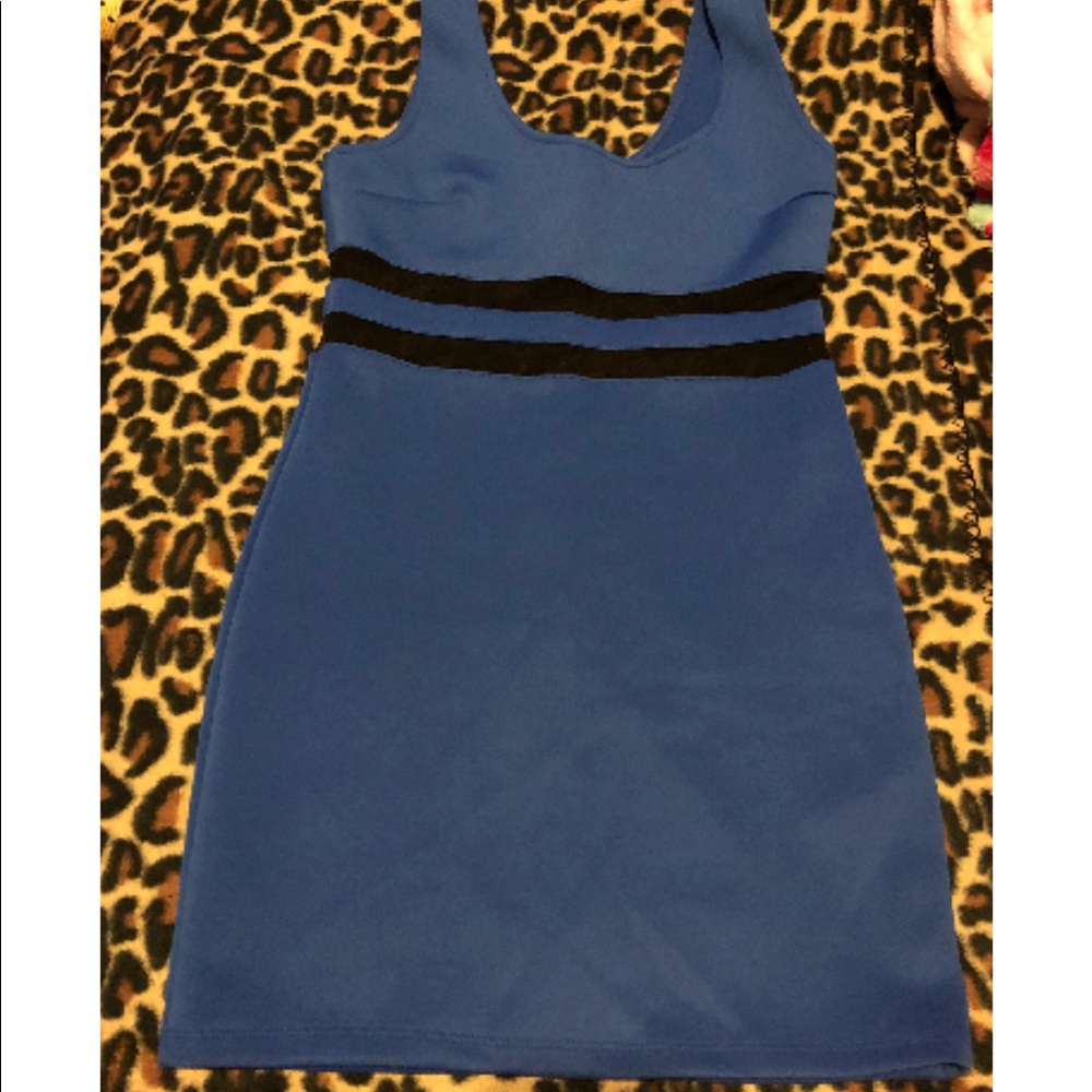 Dark blue dress